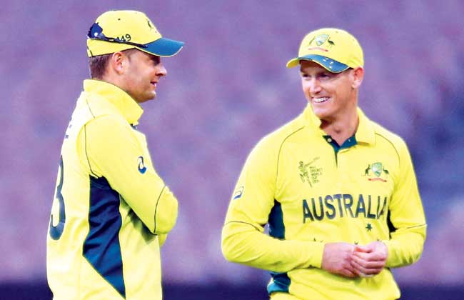 Michael Clarke and George Bailey