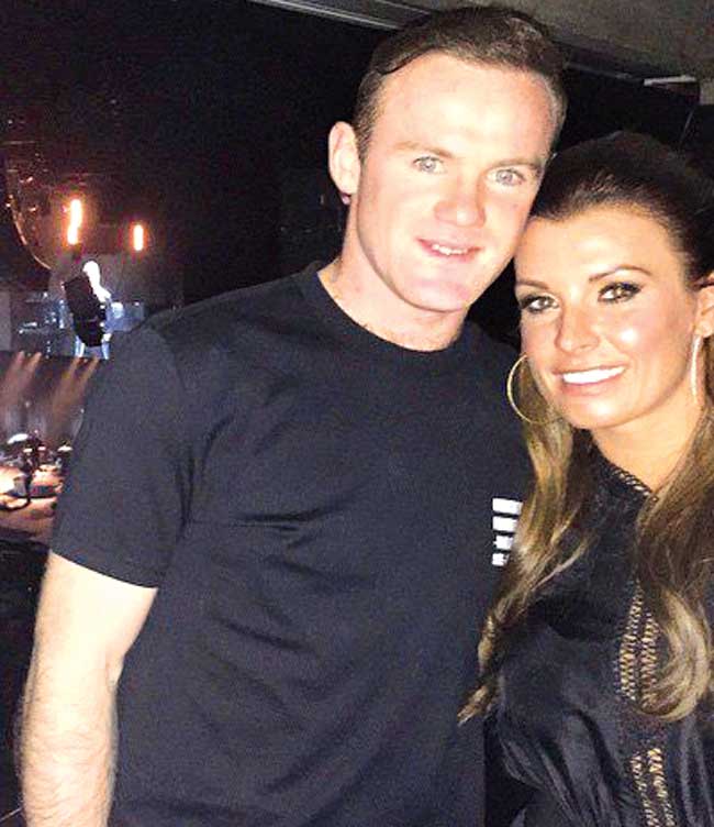 Rooney posted this picture of him and wife Coleen attending the Lionel Richie concert on Instagram