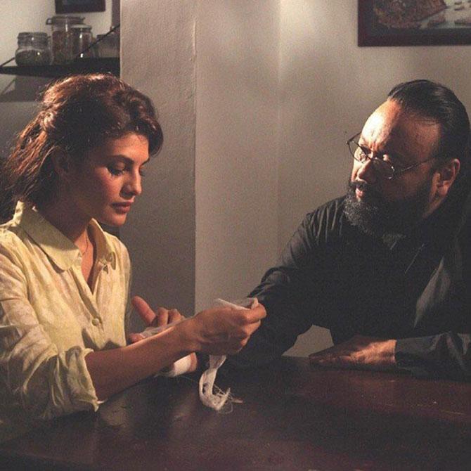 Jacqueline Fernandez shared this film still on Instagram, where she is seen with actor Alston Koch in 