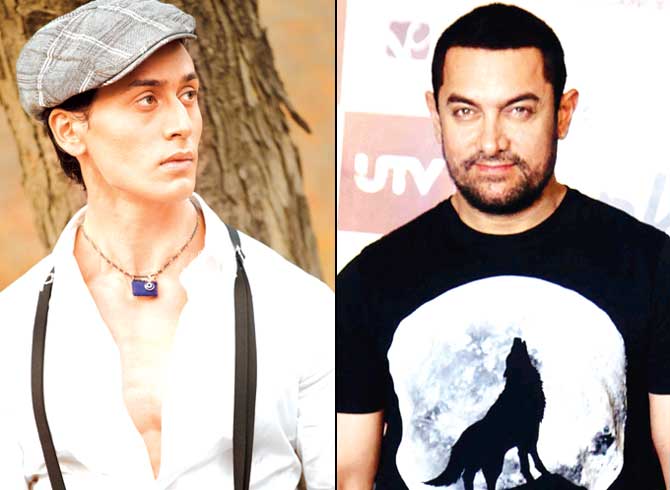 Tiger Shroff and Aamir Khan