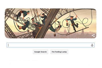 Google doodle honours 126th anniversary of Eiffel Tower's opening