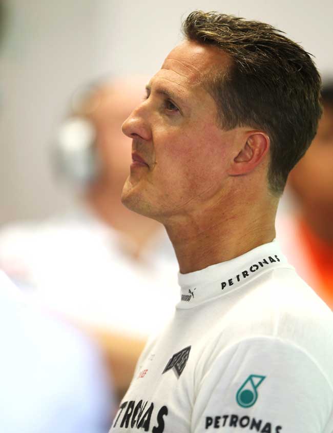 Michael Schumacher. Pic/AFP