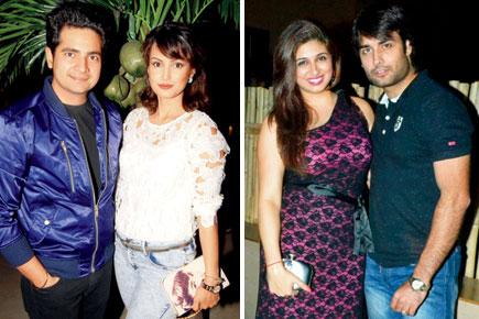 TV stars at the launch party of 'Tere Shehar Mein'