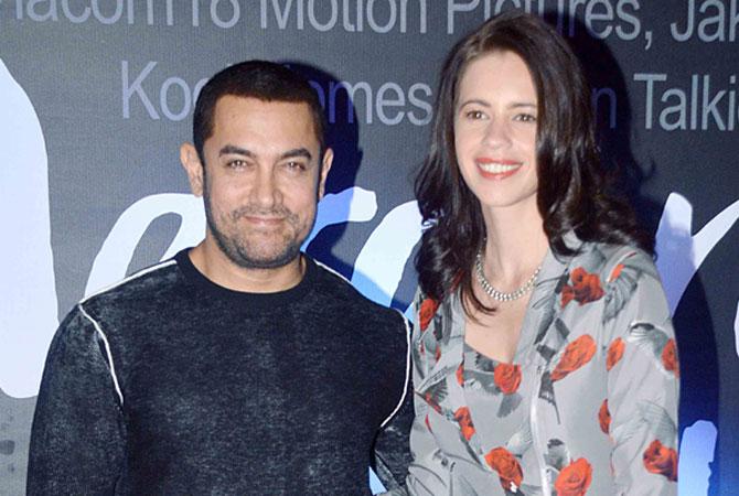 Aamir Khan and Kalki Koechlin at the trailer launch of 