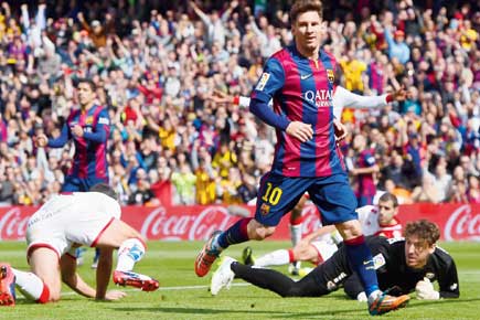 La Liga: Merciless Messi scores hat-trick as Barcelona rout Rayo
