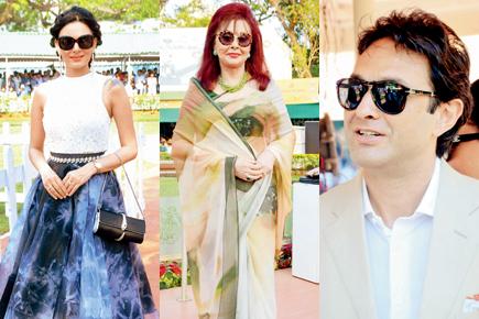 Ness Wadia, Aanchal Kumar attend Mrs India contest and a derby