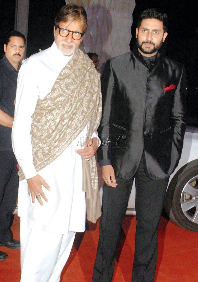 Abhishek and Amitabh Bachchan