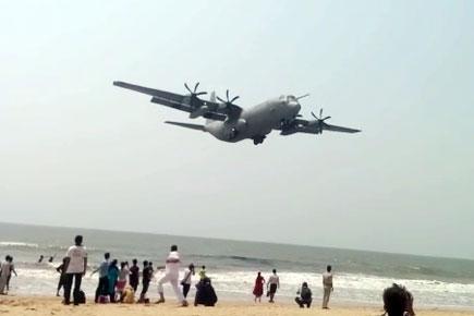 Video! 'Hercules' lands at Juhu Aerodrome