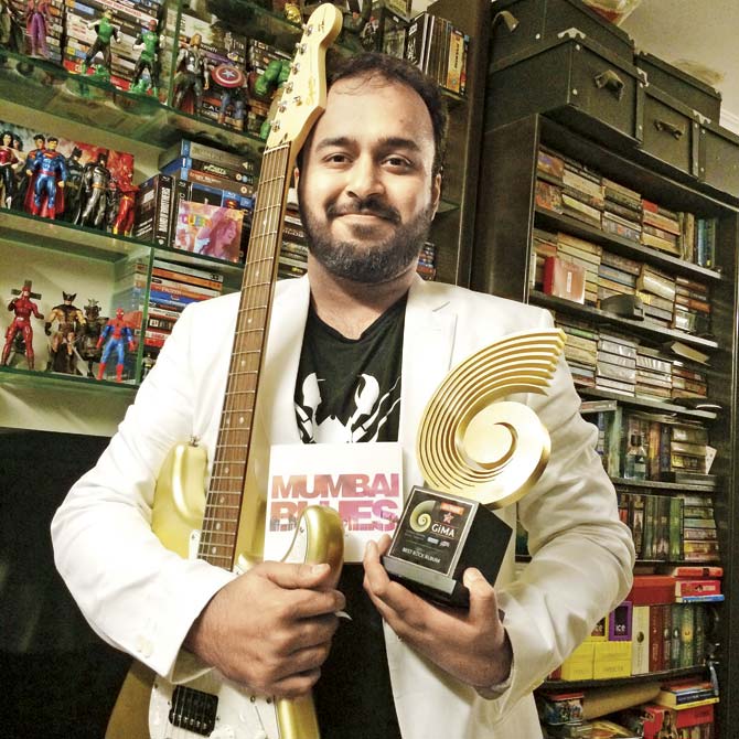 Mihir Joshi wins the GIMA Best Rock Album award