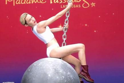 Miley Cyrus' 'Wrecking Ball' wax statue unveiled