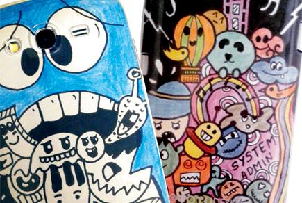 Doodle delights for your mugs and phones