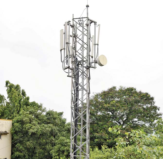 The mobile towers are 25 metres in height and their ground area is 2 metres. Representation pic