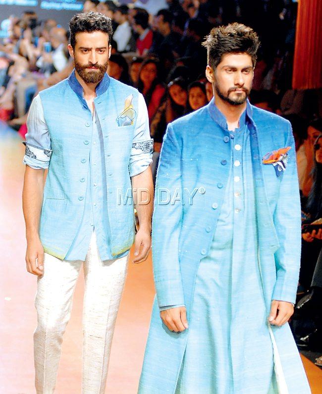 Models Gazi and Namit Khanna 