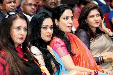Yesteryear actresses Poonam Dhillon and Padmini Kolhapure spotted at an event