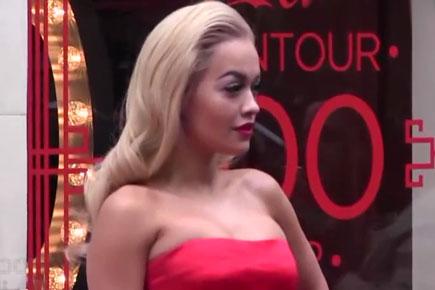 Rita Ora's red hot look