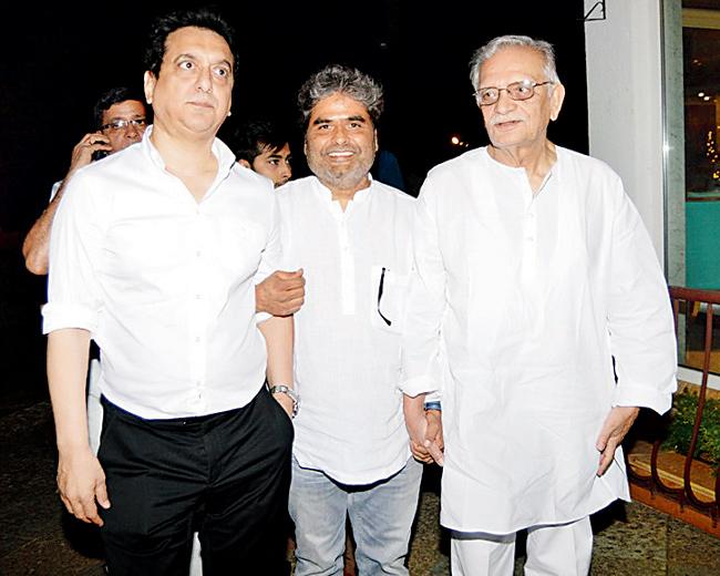 Sajid Nadiadwala, Vishal Bhardwaj and Gulzar