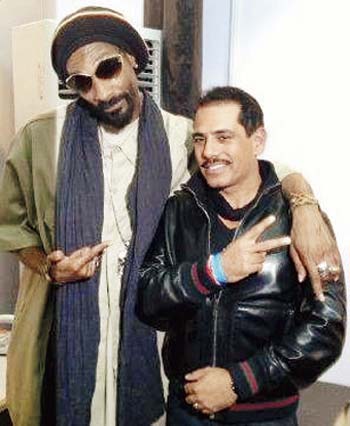Snoop Dogg and Robert Vadra