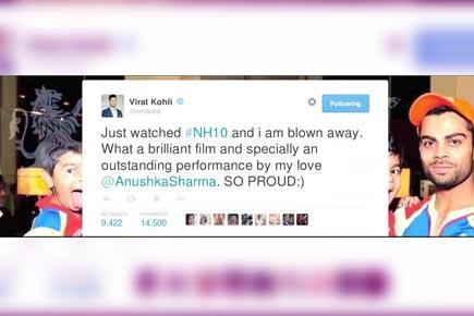 Virat Kohli praises Anushka Sharma for 'NH10'