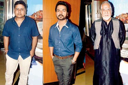 Bollywood celebs at a film's trailer launch in Mumbai