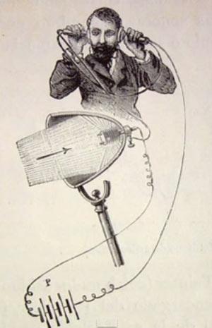 Illustrations depicting Alexander Graham Bell