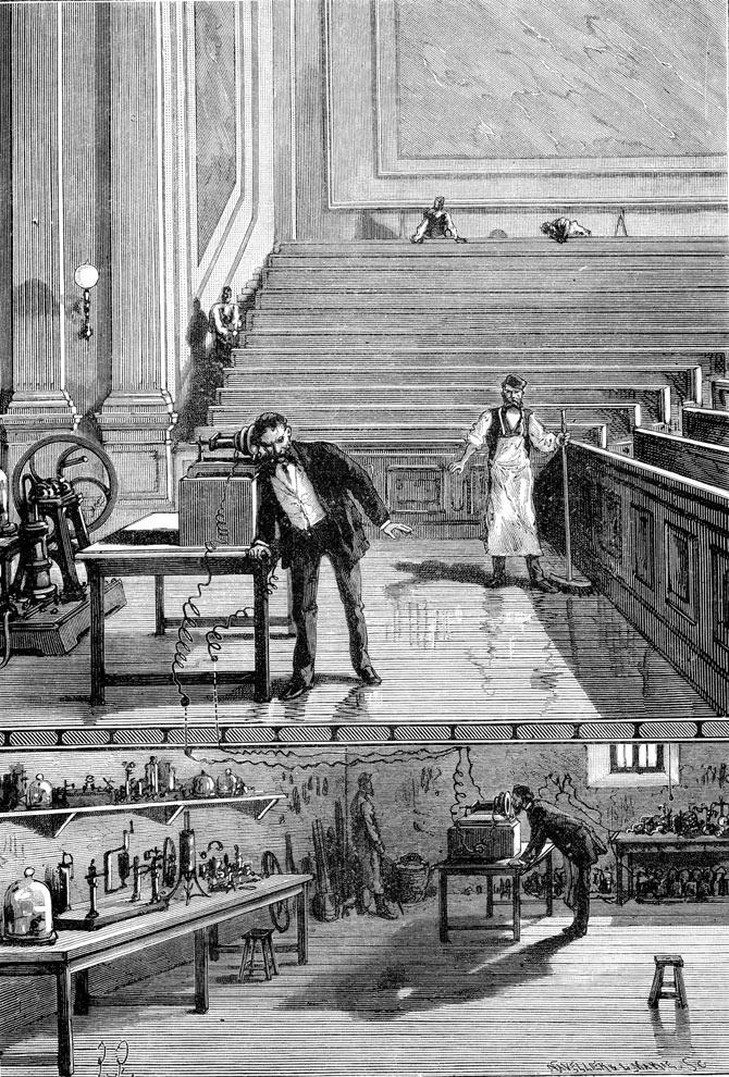An illustration of one of Alexander Graham Bell