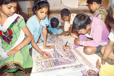 Slum kids map out their future