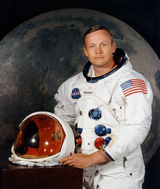 Neil Armstrong. Pic/AFP