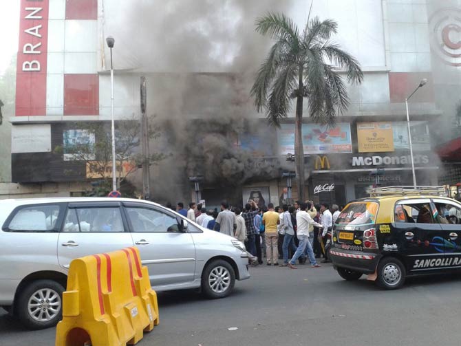 Fire at Sobo Central Mall