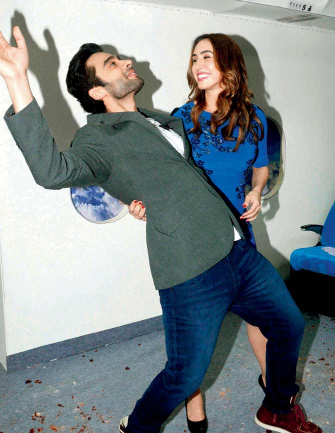 Jackky Bhagnani and Lauren Gottlieb promoted their forthcoming film and didn’t shy away from shaking a leg 