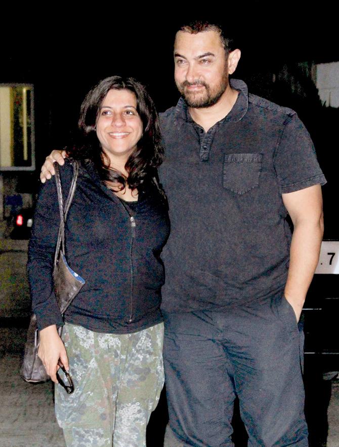 Aamir Khan and Zoya Akhtar 