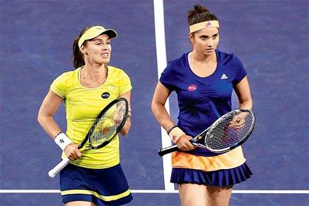 Tennis: Sania-Hingis enters Madrid quarters, Bhupathi ousted