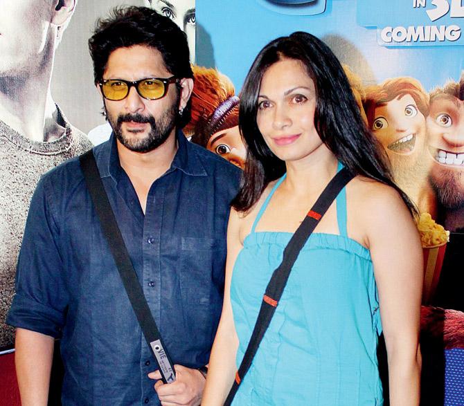 Arshad Warsi and his wife Maria Goretti