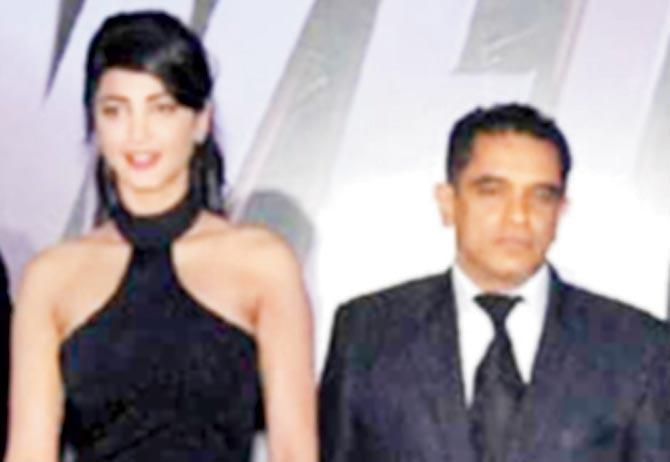 Shruti Haasan (left) stars in the film and  Firoz Nadiadwala 