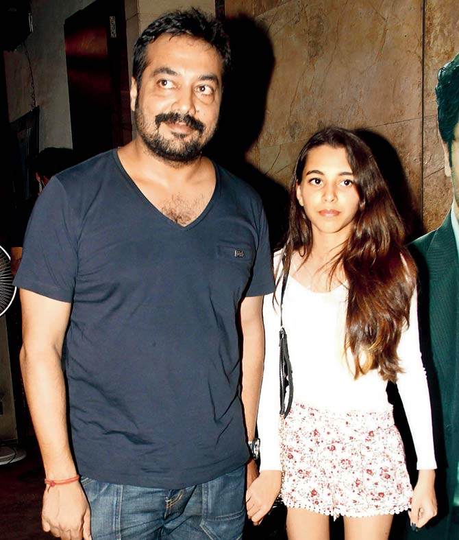 Anurag Kashyap and his daughter Aliyah