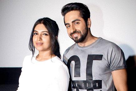 Spotted: Ayushmann Khurrana and Bhumi Pednekar