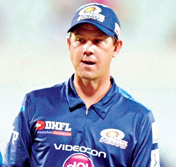 Mumbai Indians head coach Ricky Ponting