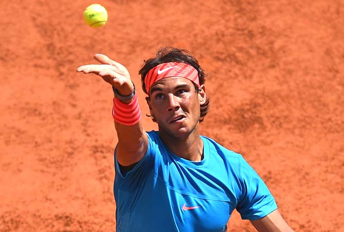 Rafael Nadal. Pic/AFP