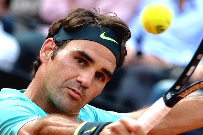 Roger Federer. Pic/AFP