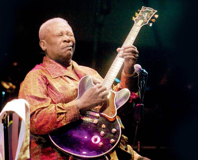 BB King plays at a concert for his 80th birthday on July 12, 2005 in Rome, Italy. Pic/Getty Images