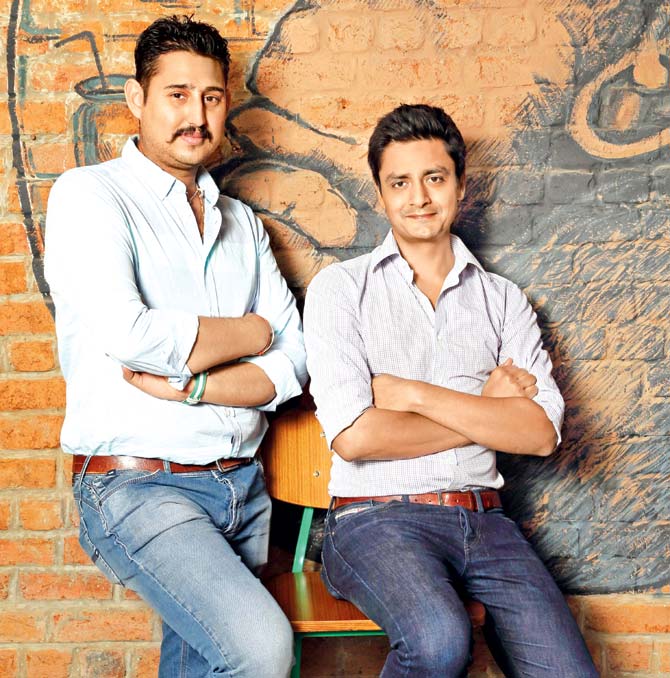 Chef Manu Chandra and Chetan Rampal, partners Monkey Bar