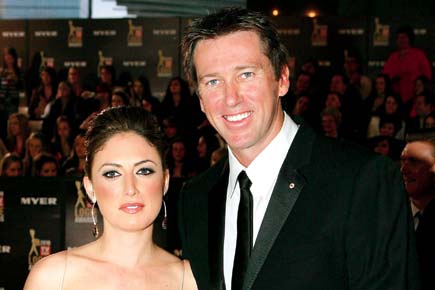 Glenn McGrath and his second wife expecting their first child