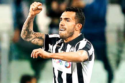 Serie A: Carlos Tevez strikes takes Juventus on brink of title