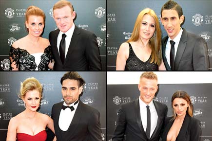 Manchester United players and WAGs add glamour to awards night