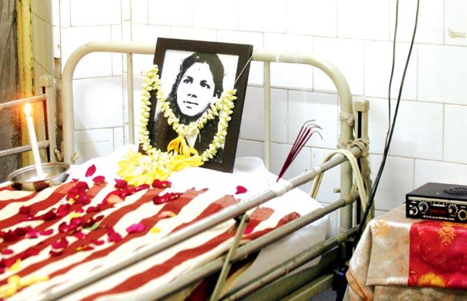 Aruna Shanbaug died after being in coma for 42 years at KEM Hospital on May 18. File pic