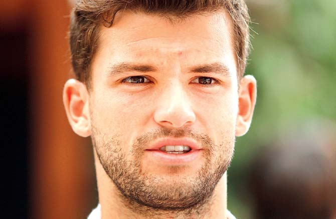 Travel companion Grigor Dimitrov