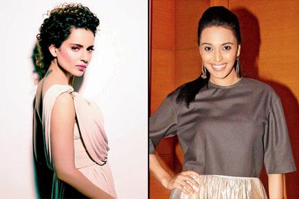 Is Kangana Ranaut upset with her co-star Swara Bhaskar?