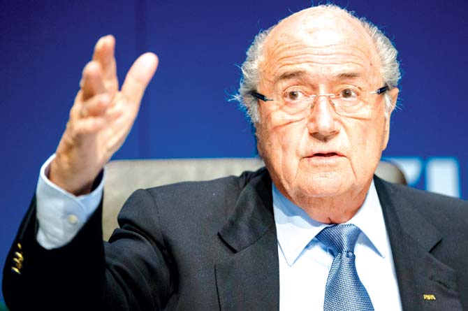 FIFA president Sepp Blatter