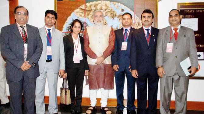 Mr. Adatia with PM, Mr. Narendar Modi and other members of Indian Business Council (IBC) team