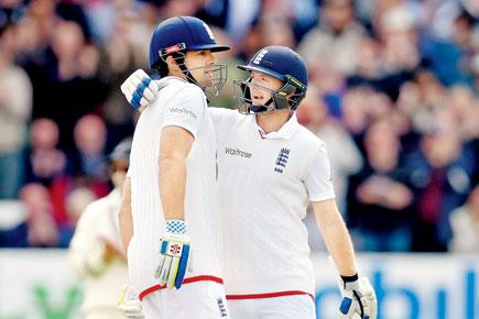 Alastair Cook tops the batting charts for England