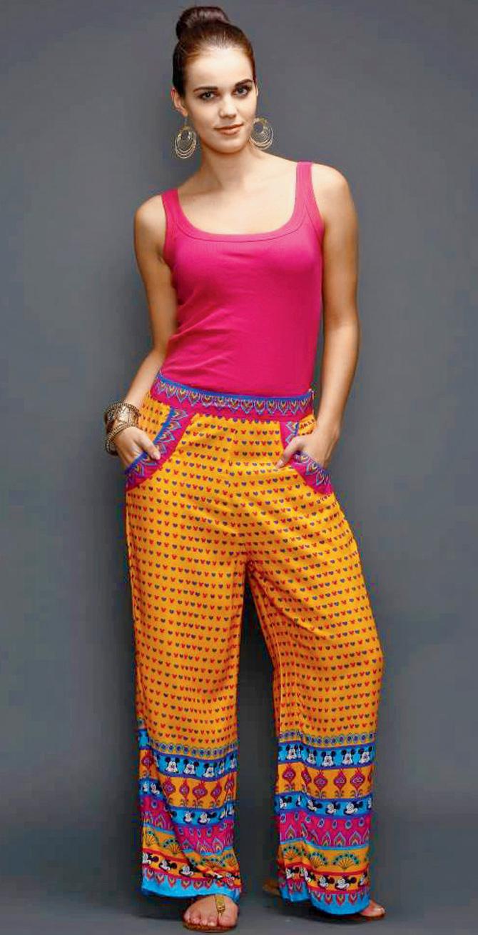 A pair of chic palazzos from Disney by Anouk, priced at Rs 2,199